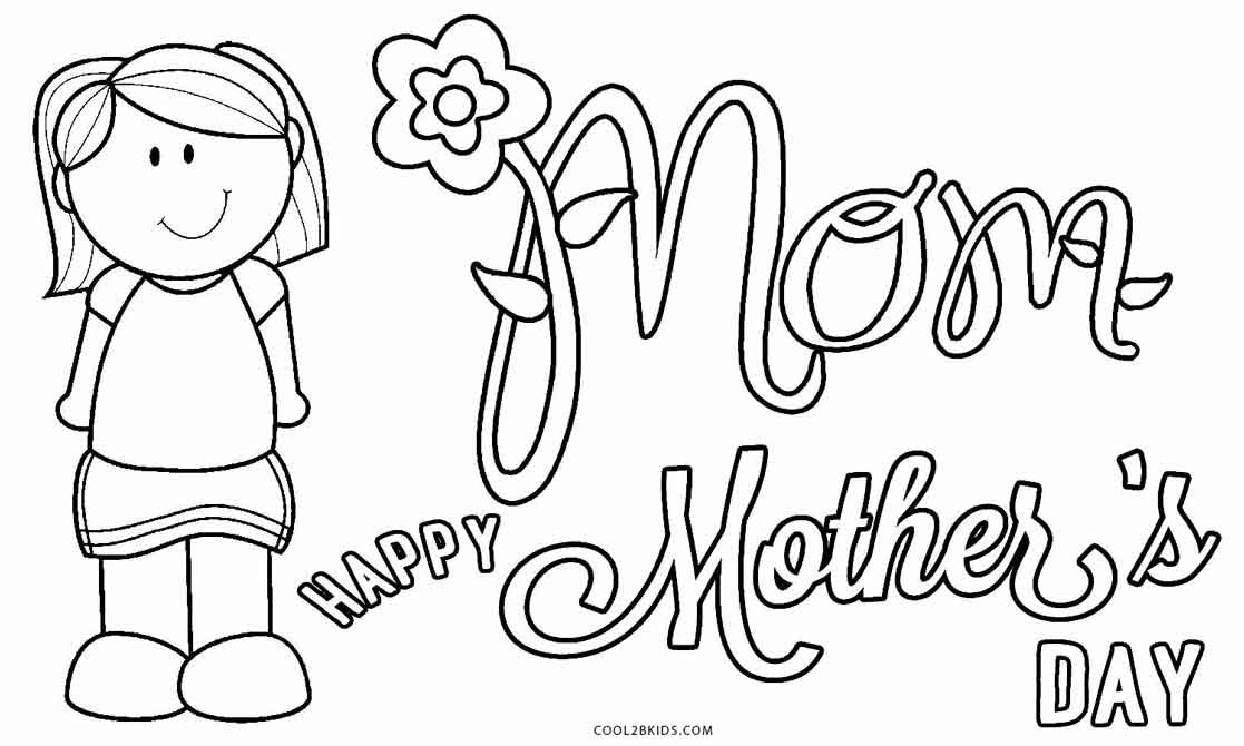 Mothers Day Coloring Pages
 Free Printable Mothers Day Coloring Pages For Kids