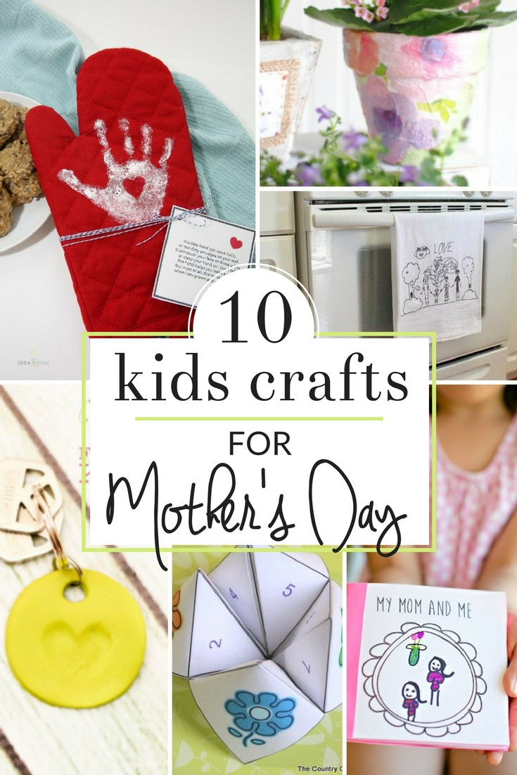 Mothers Day Gift Ideas From Kids
 Homemade Mother s Day Gifts from Kids The Crazy Craft Lady