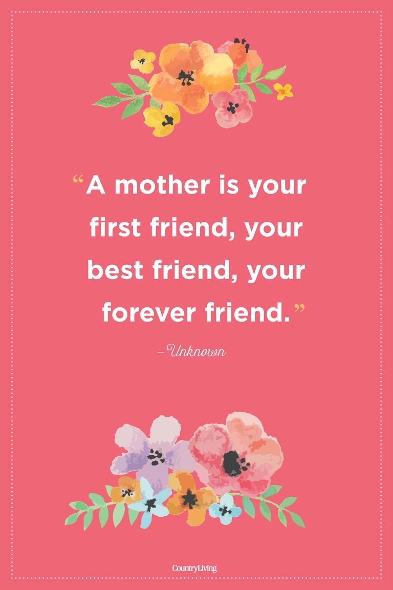 Mothers Day Quotes For Friends
 24 Short Mothers Day Quotes And Poems Meaningful Happy