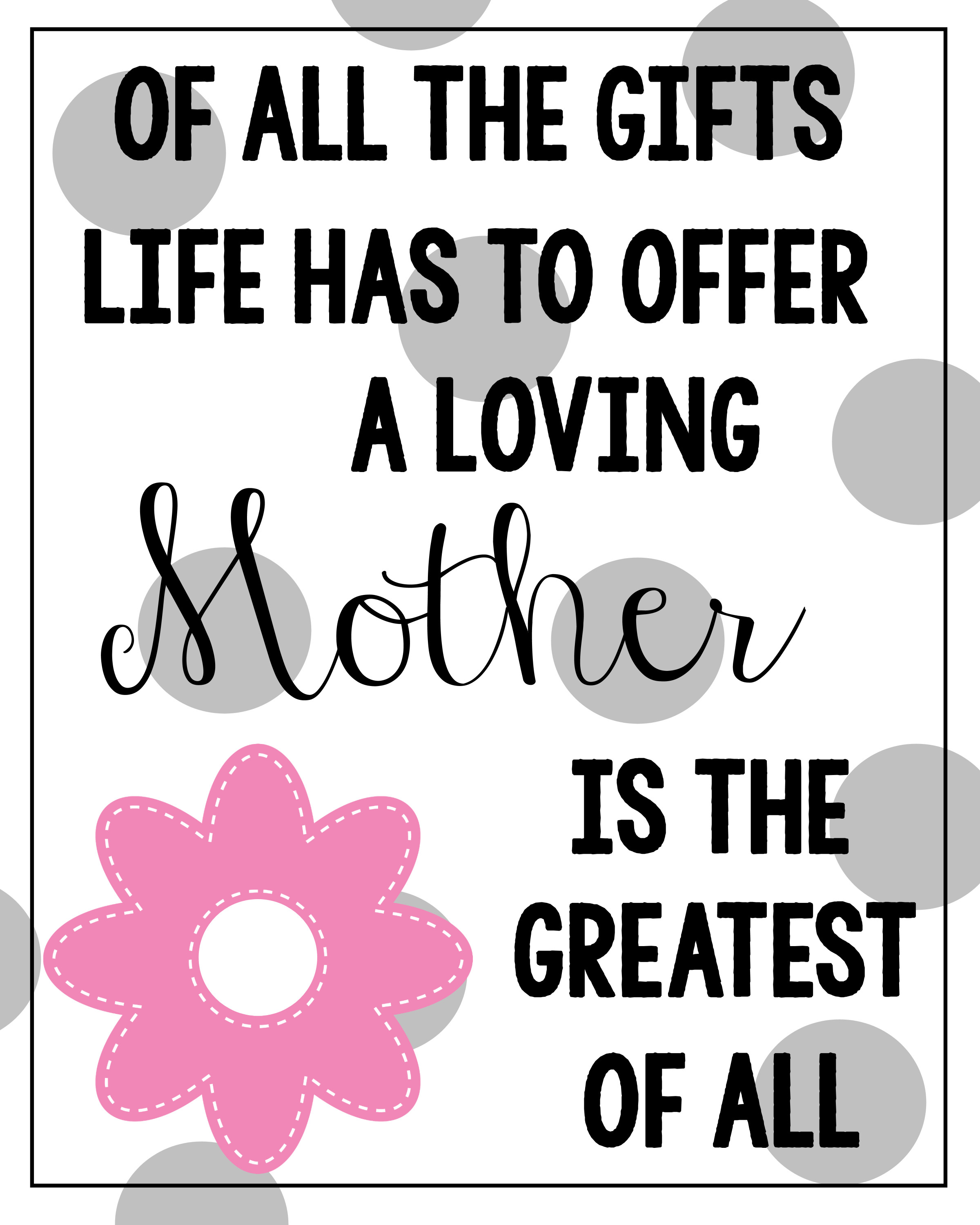Mothers Day Quotes For Mom
 Free Printable Mother’s Day Cards
