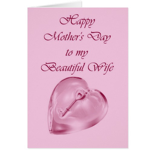 Mothers Day Wife Quotes
 Happy Mother s Day to Wife from Husband Card