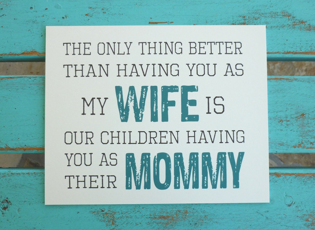 Mothers Day Wife Quotes
 Mother s Day ts for Wife Mommy Mother of our