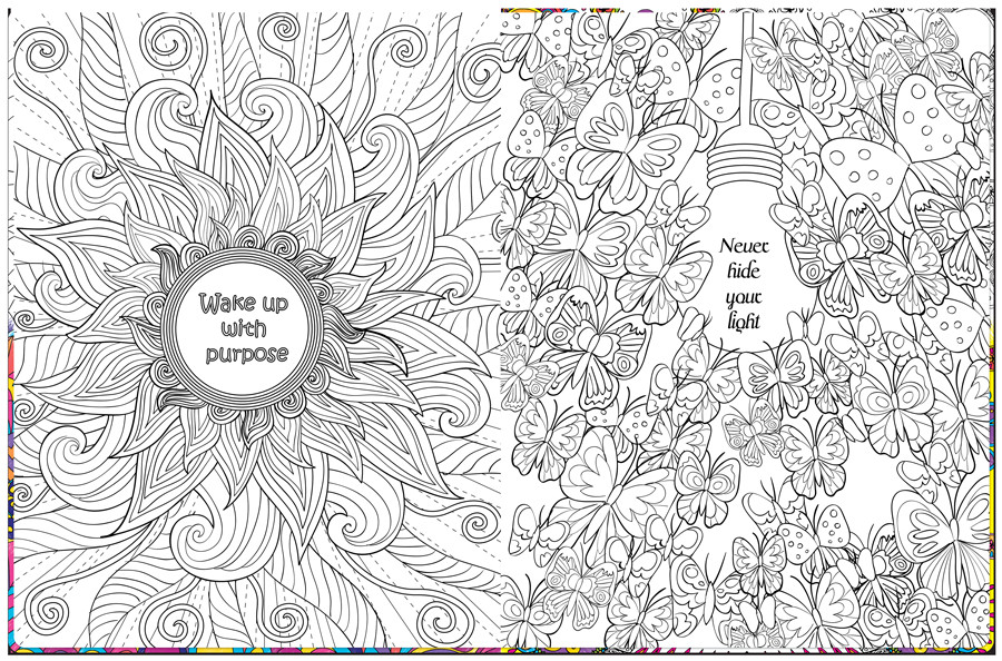 Motivational Coloring Pages For Kids
 Motivational Coloring Book