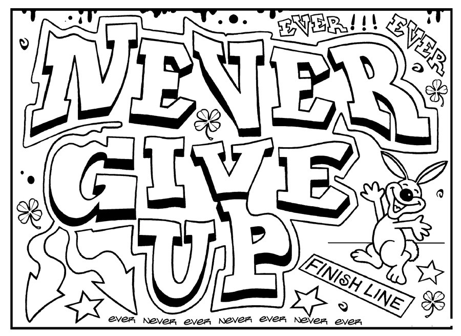 Motivational Coloring Pages For Kids
 Inspirational Quotes Coloring Pages For Adults