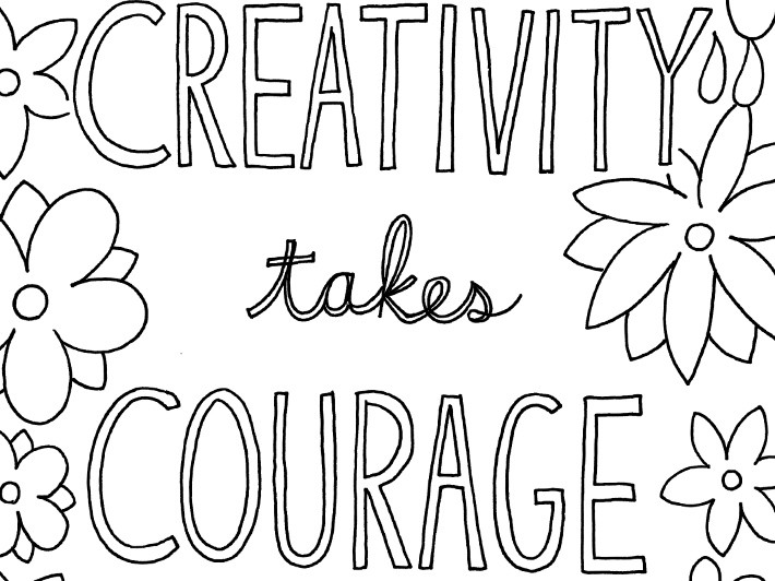 Motivational Coloring Pages For Kids
 Free Printable Quote Coloring Pages for Grown Ups