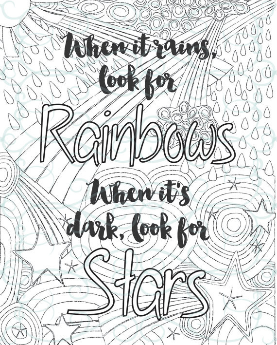 Motivational Coloring Pages For Kids
 Adult Inspirational Coloring Page printable 02 Look for