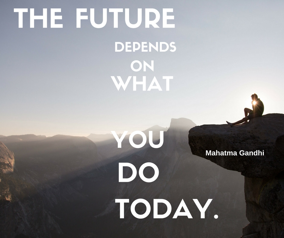 Motivational Quote Of The Day
 The future depends on what you do today Best motivational