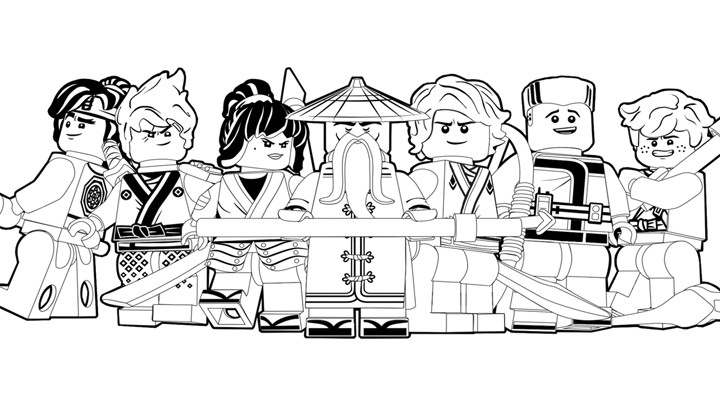 Movie Coloring Pages For Boys
 Good Guys Colouring Page NINJAGO Activities – LEGO