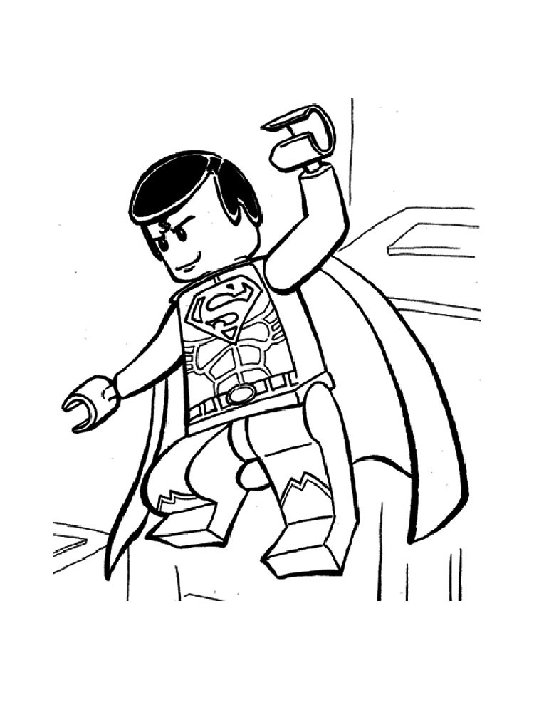 Movie Coloring Pages For Boys
 Lego Superman coloring pages Free Printable Ant Man