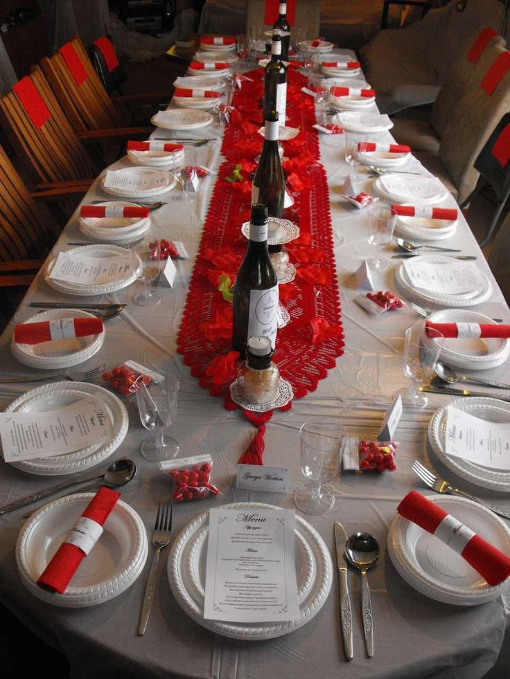 Murder Mystery Dinner Party Ideas
 Black Red and White Formal Murdery Mystery Party Ideas