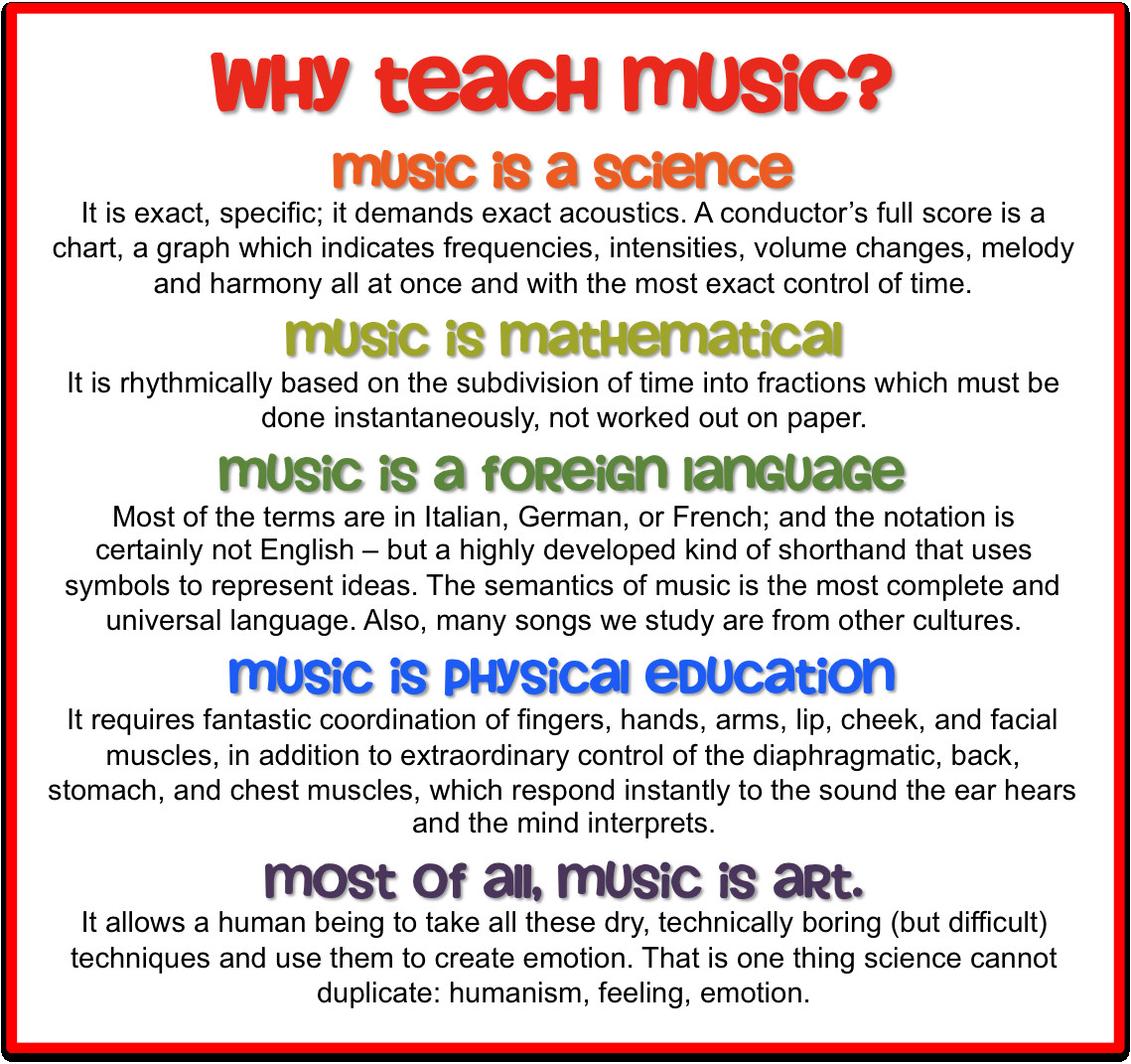 Music Education Quotes
 why teach music Archives They re Not Our Goats