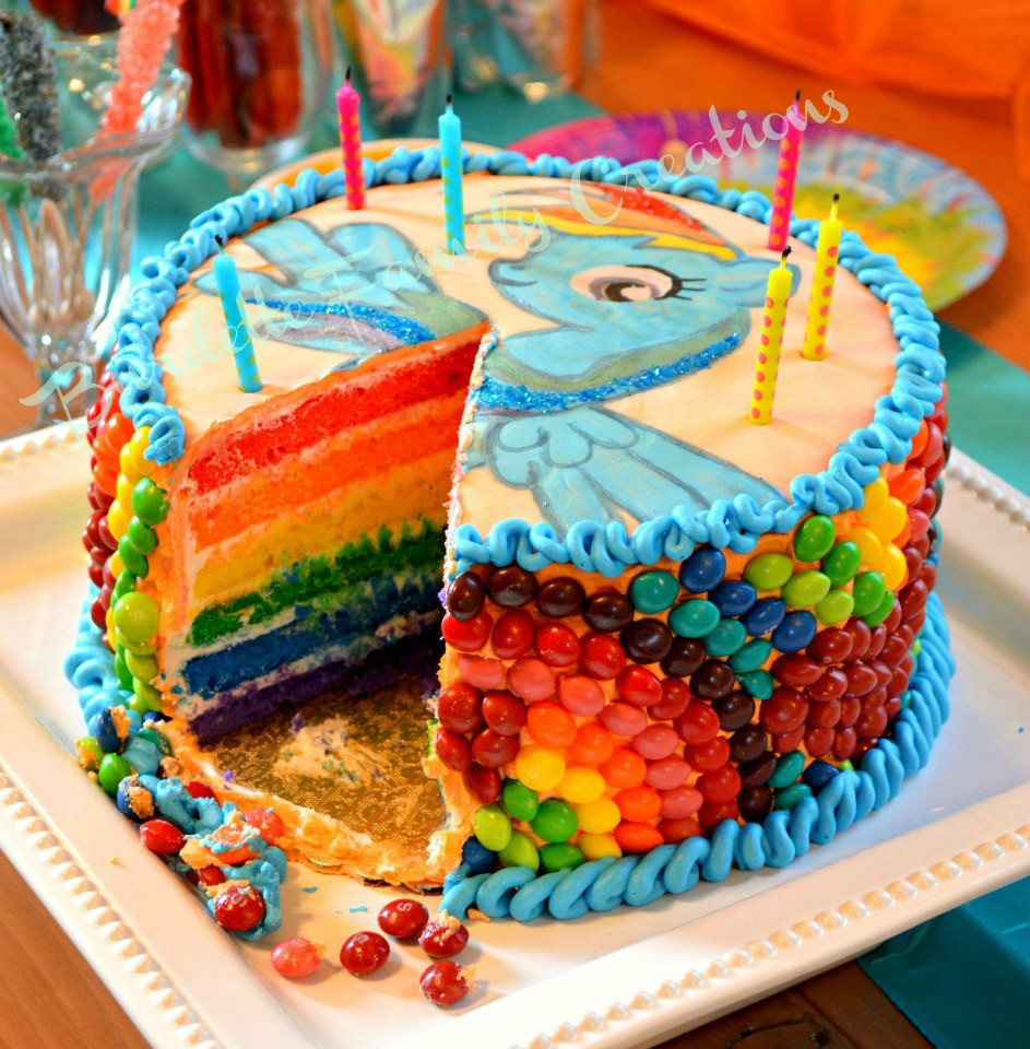 My Little Pony Birthday Cake
 Burdette Family Creations E s My Little Pony Birthday Party