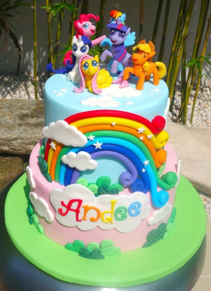 My Little Pony Birthday Cake
 Best 25 My little pony cake ideas on Pinterest