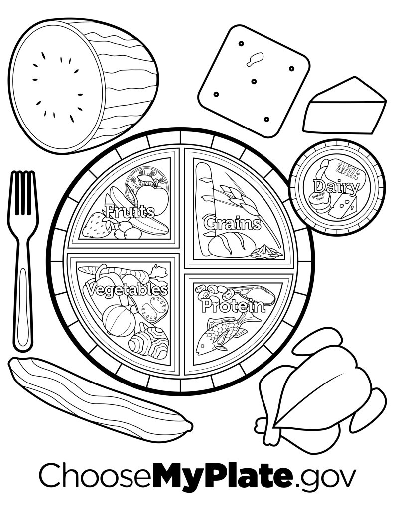 My Plate Coloring Pages
 project