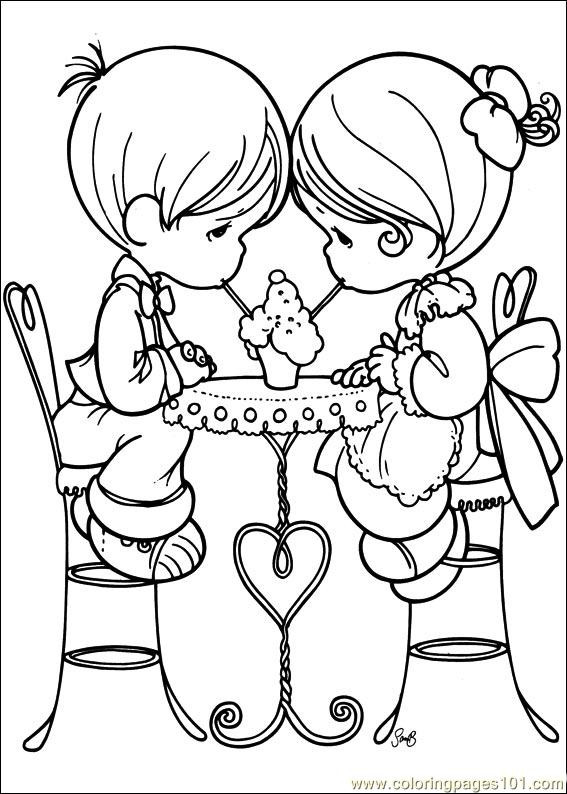 My Precious Moments Coloring Pages Boys
 Precious Moments 59 printable coloring page for kids and