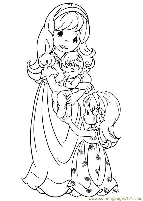 My Precious Moments Coloring Pages Boys
 Paper Crafts 11 on Pinterest