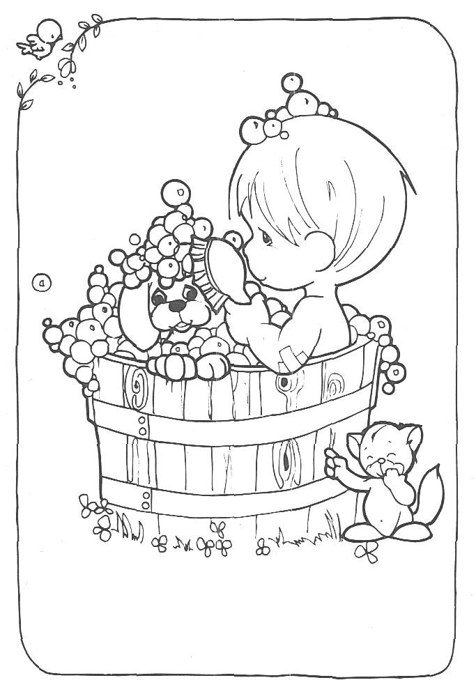 My Precious Moments Coloring Pages Boys
 Precious Moments Boy And Girl Coloring Pages Coloring Home