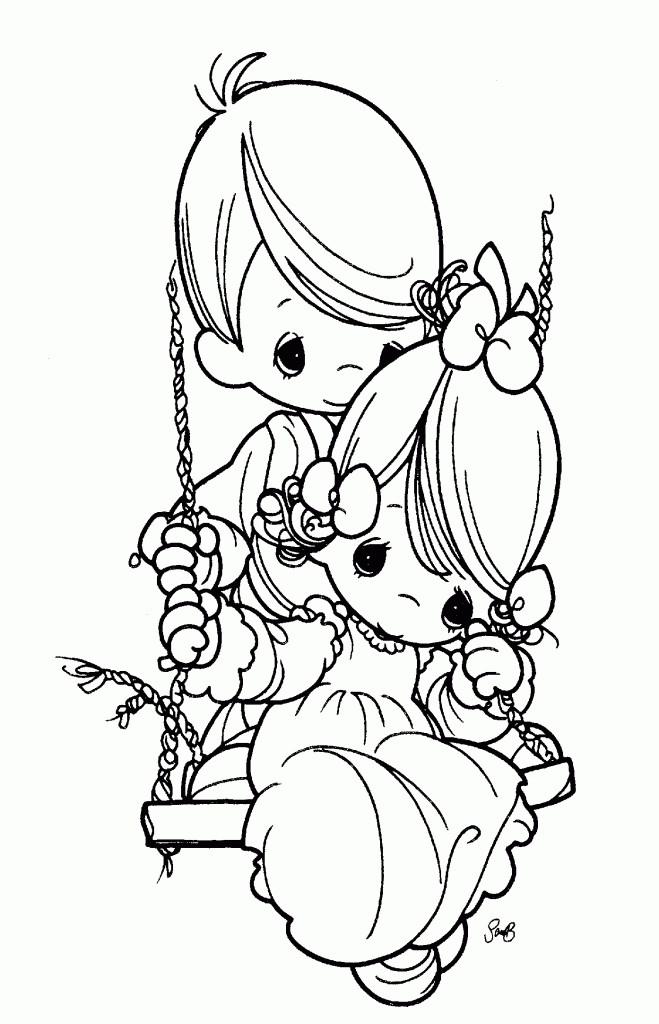 My Precious Moments Coloring Pages Boys
 Precious Moments Wedding Coloring Pages Coloring Home