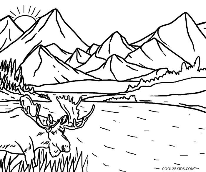 Nature Coloring Pages For Boys
 Printable Nature Coloring Pages For Kids