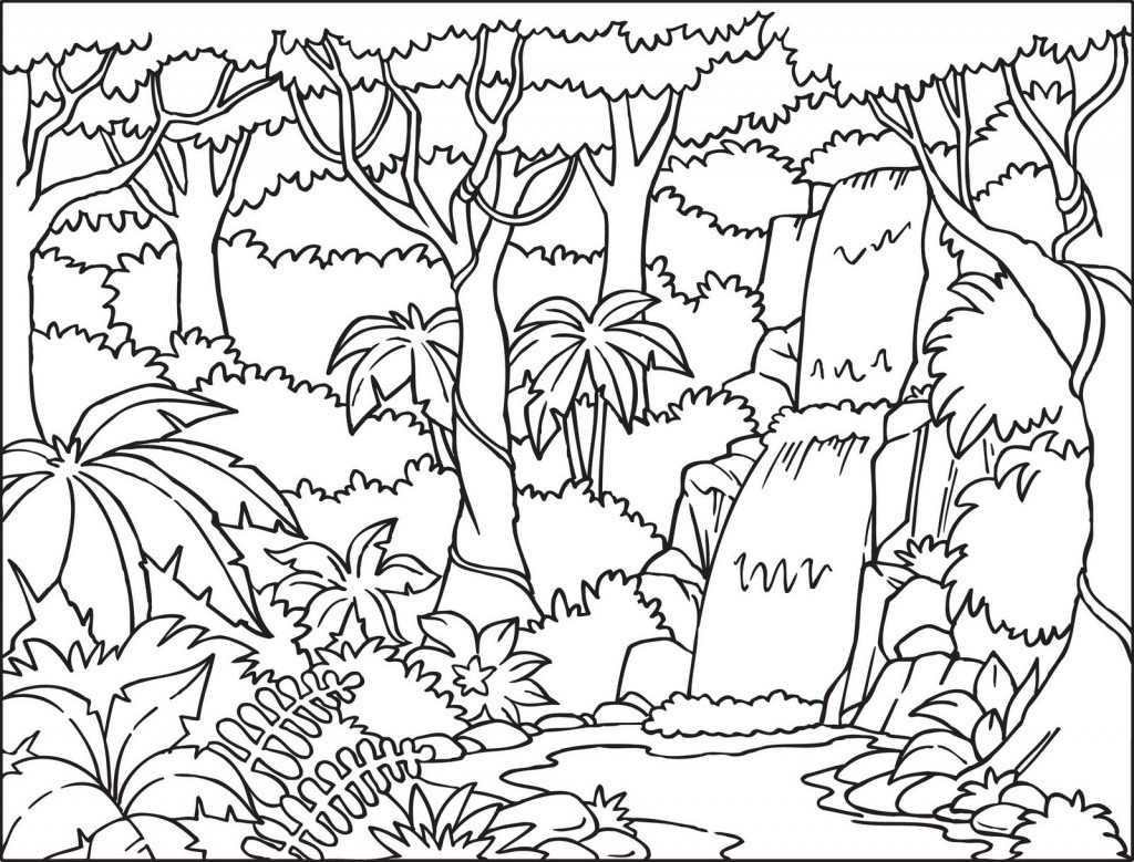 Nature Coloring Pages Printable
 Free Printable Nature Coloring Pages For Kids Best