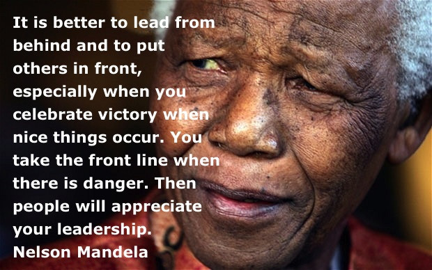 Nelson Mandela Quotes On Leadership
 6 Great Quotes From Nelson Mandela