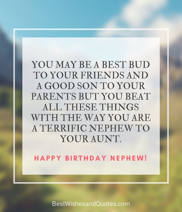 Nephew Quotes Birthday
 Best 25 Birthday nephew ideas on Pinterest