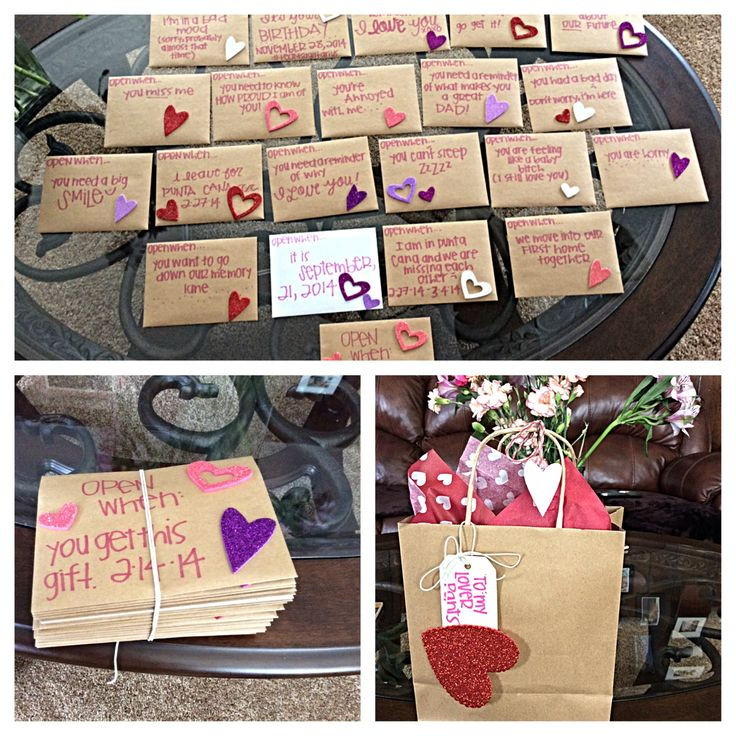 New Boyfriend Valentines Day Gift Ideas
 Valentines for him Open when love letters