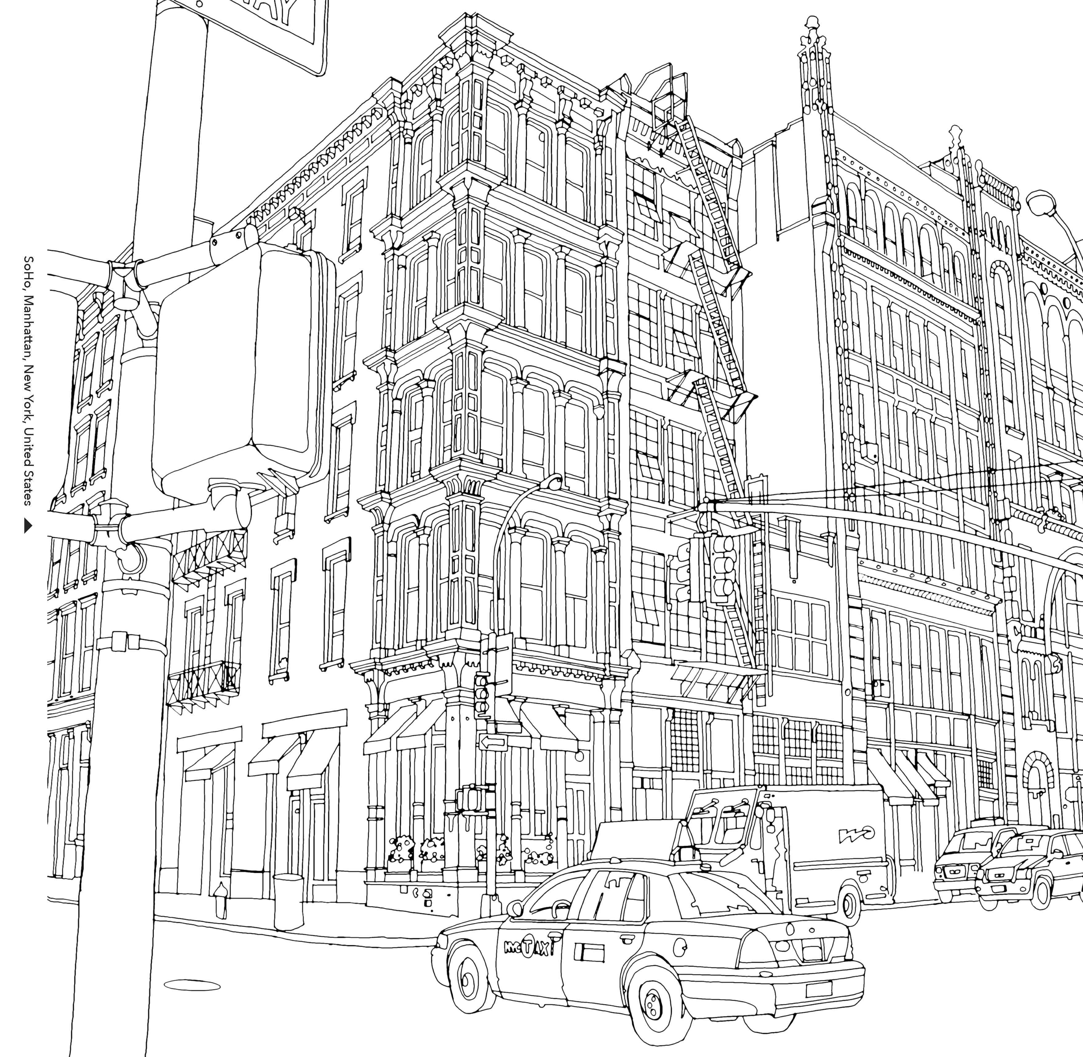 New Coloring Book
 The Surprising Popularity of An Urban Themed Coloring Book