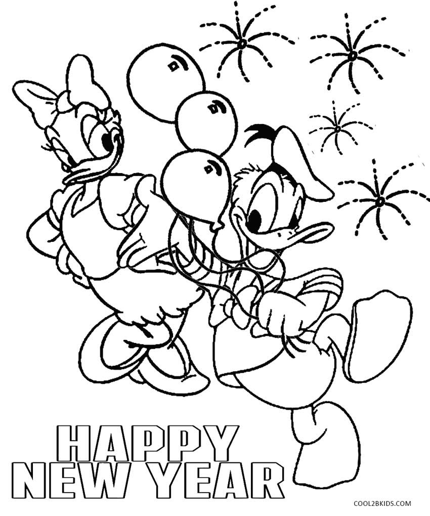 New Coloring Book
 Printable New Years Coloring Pages For Kids