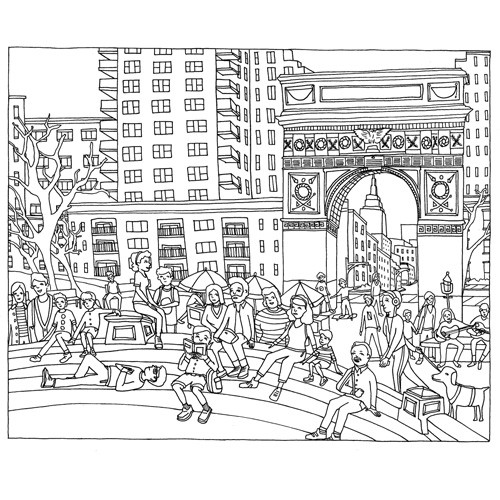 New Coloring Book
 Color this Book New York City