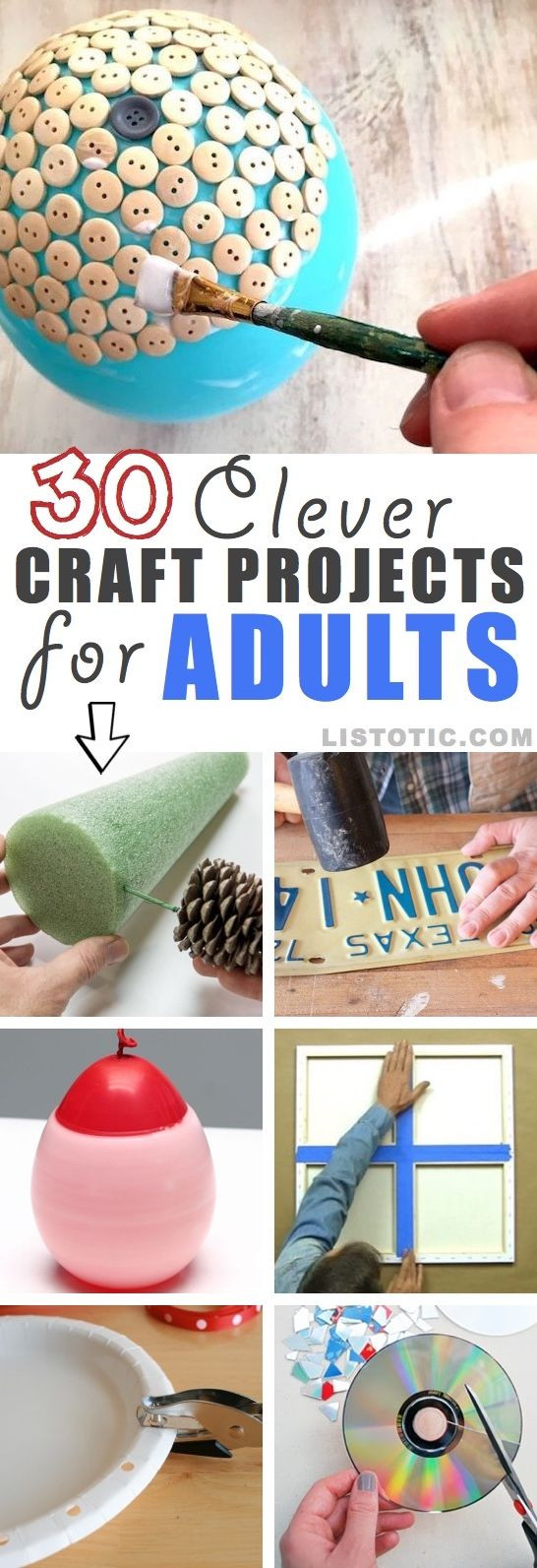 New Craft Ideas For Adults
 best EVERYTHING DIY images on Pinterest