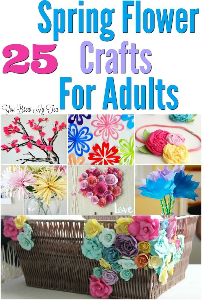 New Craft Ideas For Adults
 25 Flower Craft Ideas For Adults Crafts