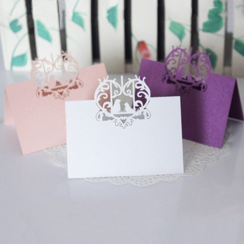 New Girlfriend Birthday Gift Ideas
 30pcs NEW Small Folding Wedding Cards Decoration Mariage