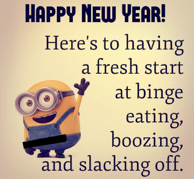 New Year Quotes Funny
 Happy New Year Funny Minion Quote s and