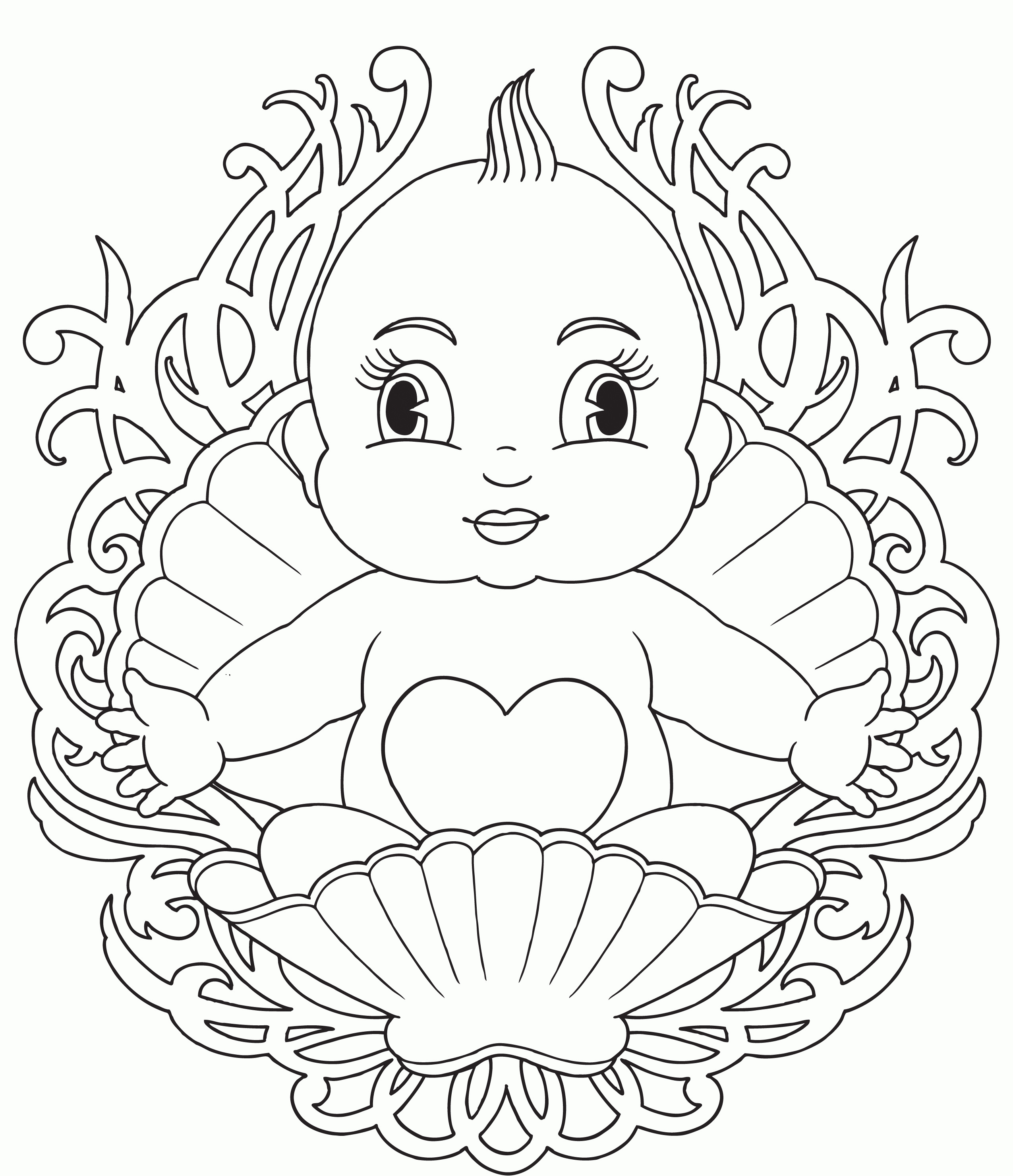 The Best Ideas for Newborn Baby Girl Coloring Pages - Home Inspiration