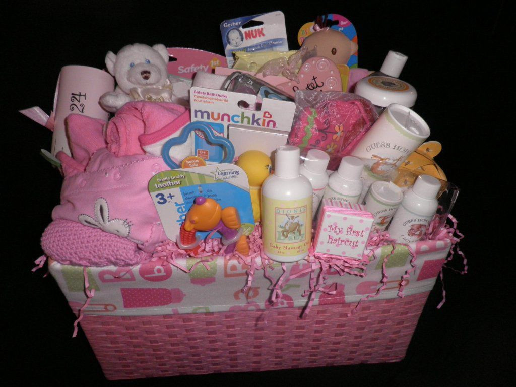 Newborn Baby Girl Gift Ideas
 Homemade Baby Shower Gift Baskets Ideas Baby Wall