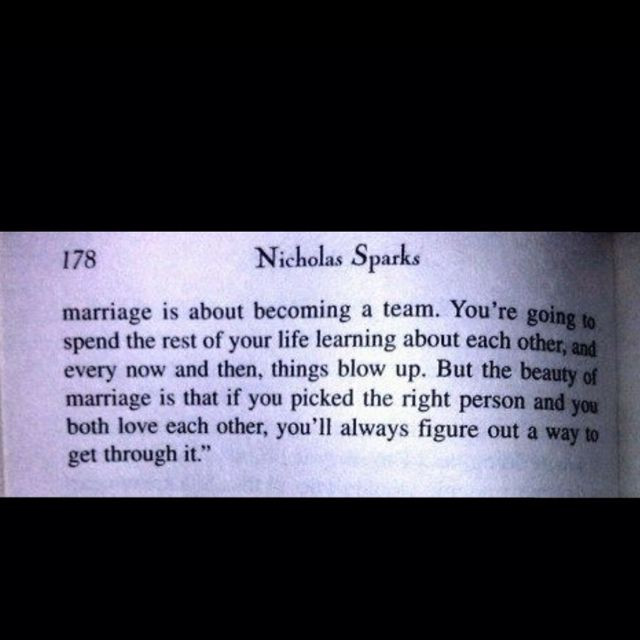 Nicholas Sparks Marriage Quotes
 Marriage quote by Nicholas Sparks