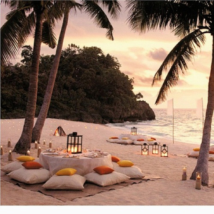 Night Beach Party Ideas
 Top 10 Romantic Dinner Table Decors Top Inspired