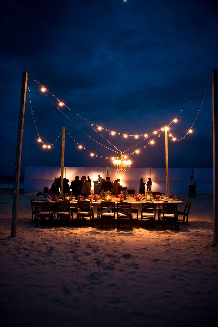 Night Beach Party Ideas
 34 best BEACH WEDDINGS images on Pinterest