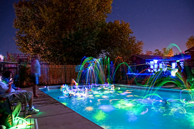 Night Pool Party Ideas
 Glowing Pool Party with Glow Sticks – ActiveDark