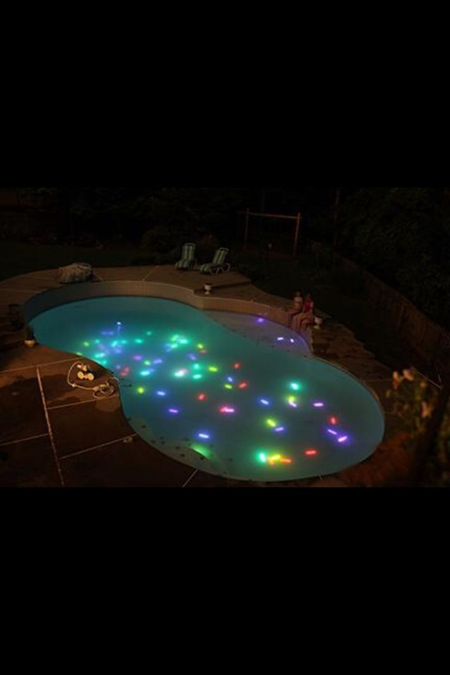Night Pool Party Ideas
 Best 20 Glow Stick Games ideas on Pinterest