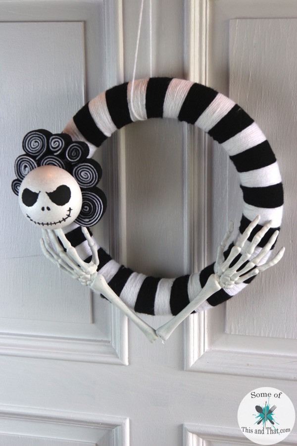 Nightmare Before Christmas DIY
 DIY Nightmare Before Christmas Wreath Some of This and That