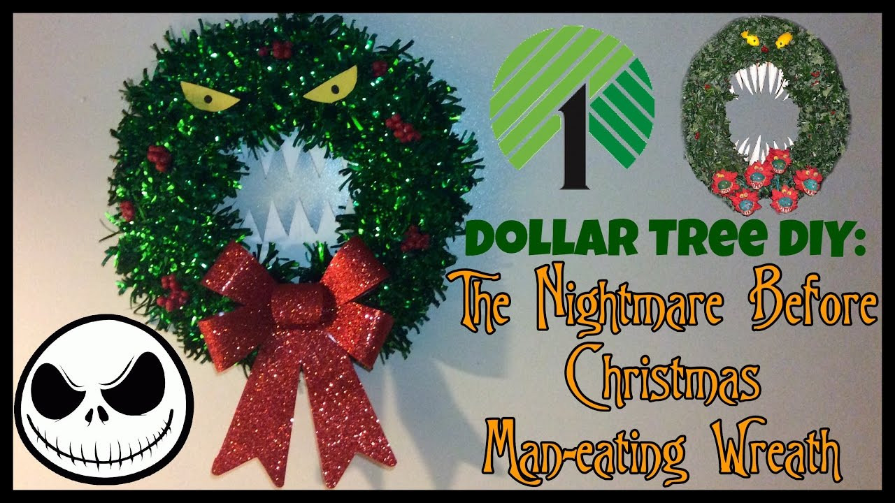 Nightmare Before Christmas DIY
 Dollar Tree DIY The Nightmare Before Christmas Man eating