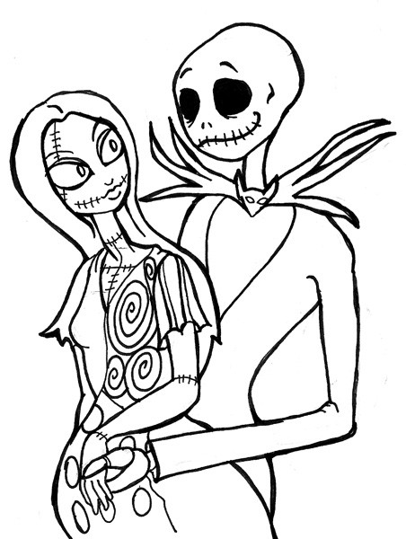 Nightmare Before Christmas Printable Coloring Pages
 Free Printable Nightmare Before Christmas Coloring Pages
