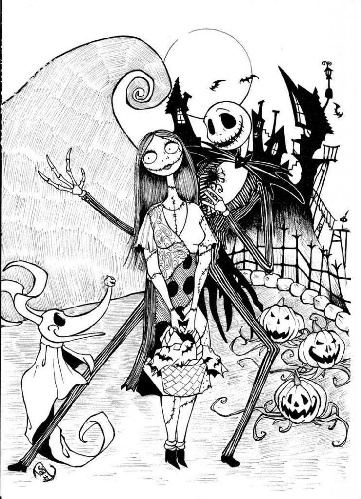 Nightmare Before Christmas Printable Coloring Pages
 The Nightmare Before Christmas Coloring Pages Coloring Home