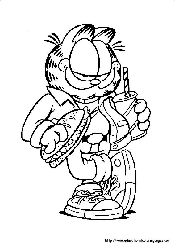 Niki Coloring Pages For Boys
 Coloring Pages For Kids garfield coloring pages