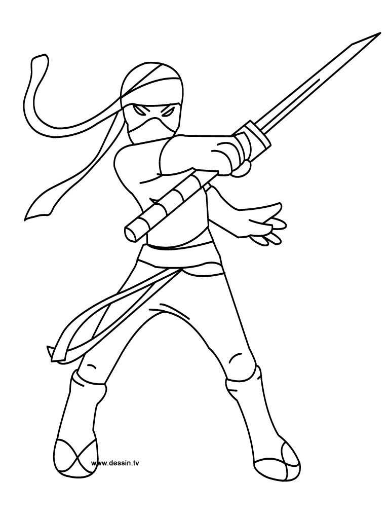 Ninja Coloring Pages For Kids
 tai kwon do tae kwon do Colouring Pages