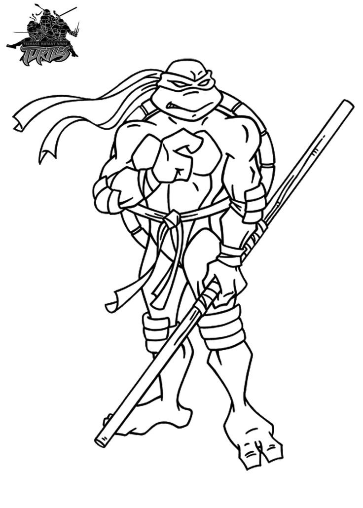Ninja Coloring Pages For Kids
 88 best Ninja Turtles Coloring Pages images on Pinterest