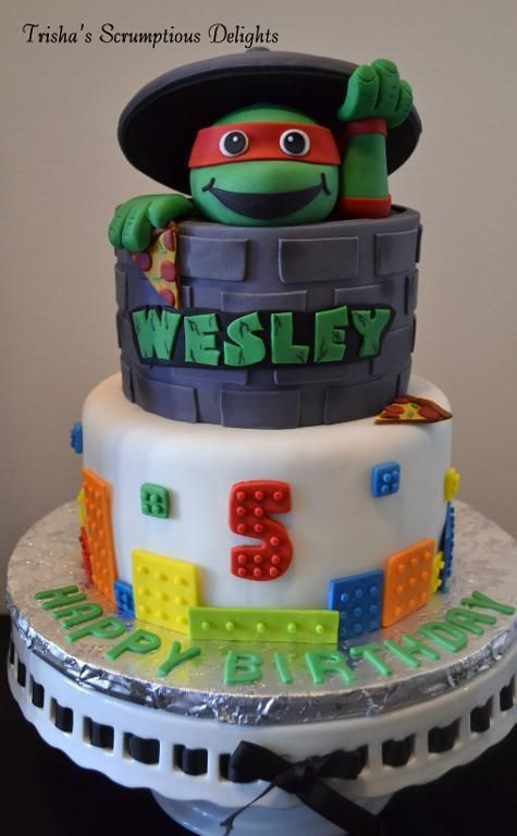 Ninja Turtle Birthday Cake Ideas
 1000 ideas about Ninja Turtle Cakes on Pinterest