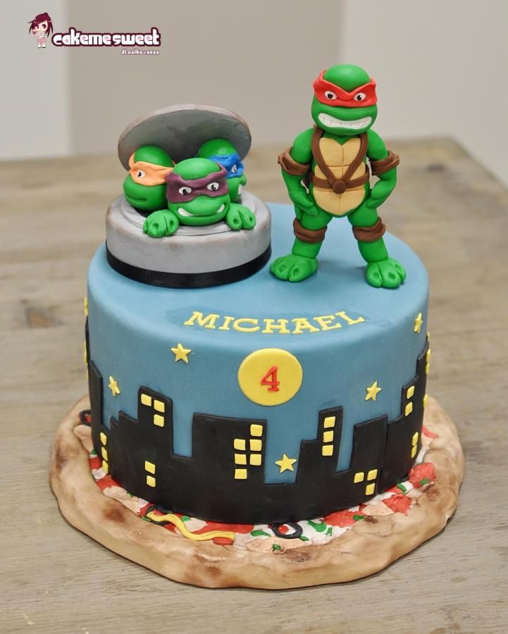 Ninja Turtle Birthday Cake Ideas
 25 best ideas about Ninja turtle cakes on Pinterest